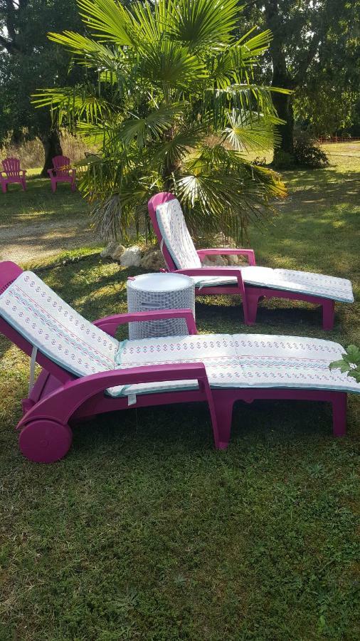 La Belle Chaumiere Panzió Bretagne-de-Marsan Kültér fotó