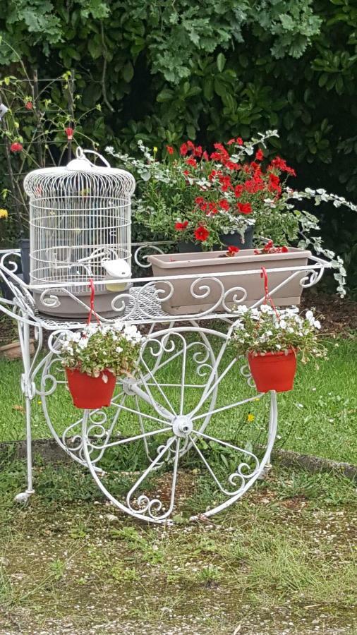 La Belle Chaumiere Panzió Bretagne-de-Marsan Kültér fotó